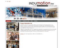 Tablet Screenshot of indumation.com